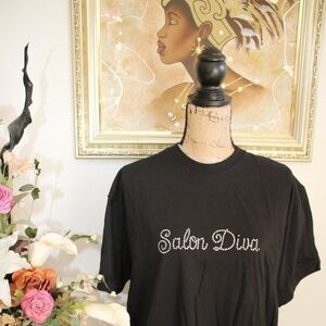 Salon Diva Rhinestone  T-Shirt